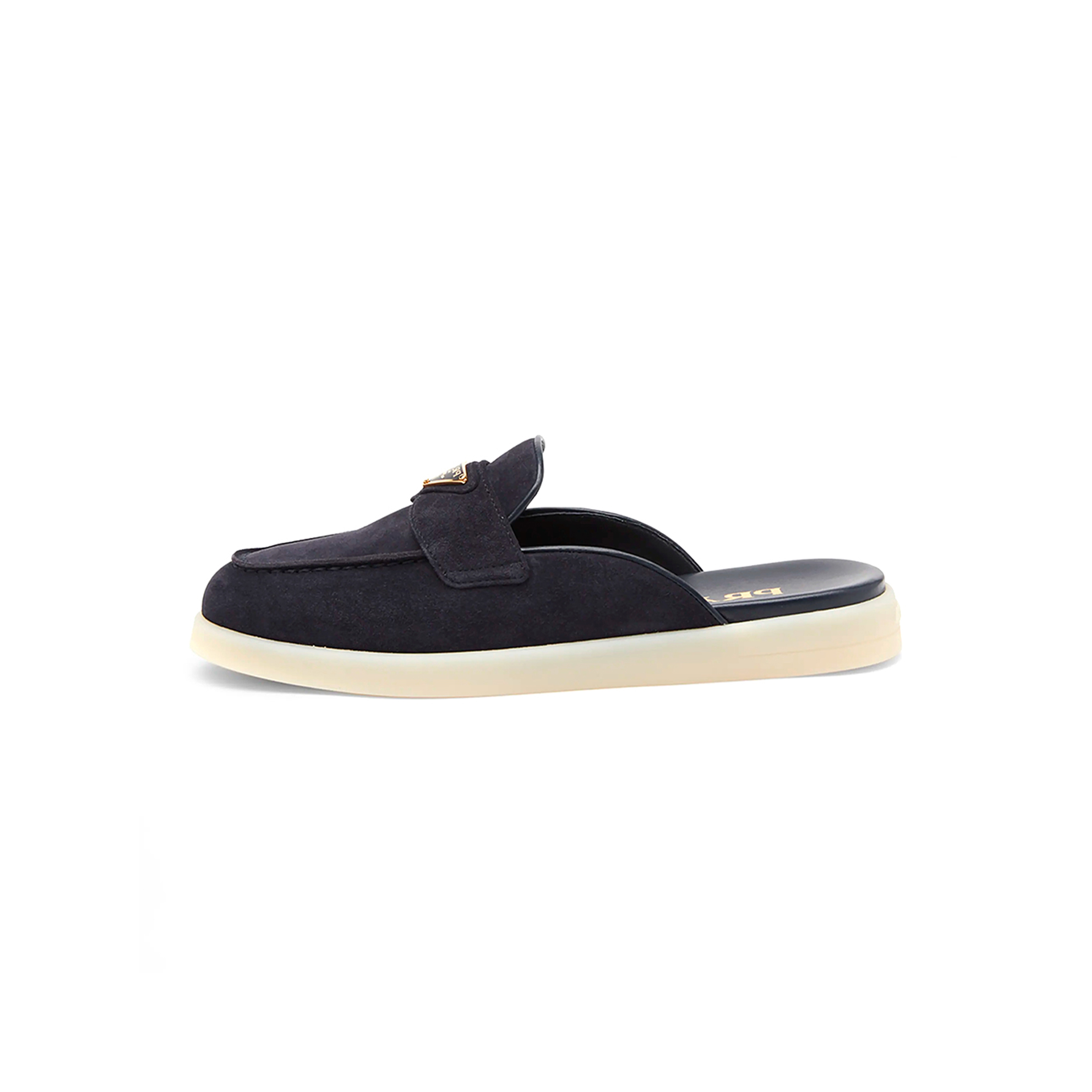 PRADA SAINT TROPEZ SUEDE MULES 2DG125